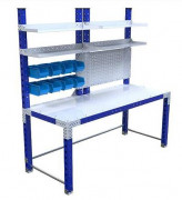 Poste de travail mobile ergonomique et modulable - Dimensions : 2030 x 840 mm