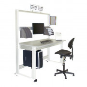 Table de contrôle qualité modulable - Dim. L1000 x P750 x H1950 mm