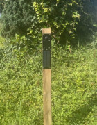 Poteau comptage flux piétons et cyclistes