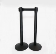 Poteau de guidage à sangle noir