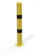 Potelet de protection industriel - ?.102 mm x H.900 mm - Corps en tube acier