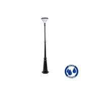 Lampadaire public solaire en acier
