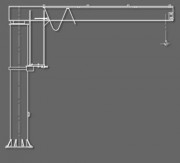 Potence de levage à rotation totale