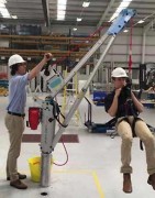 Potence de levage pliable en aluminium - Capacité de 600 kg à 1200 mm