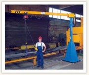 Potence sur fût mobile 360° - F = 125 à 500 kg - P = 5 m