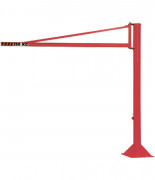 Potence sur fût triangulée porte outils