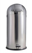 Poubelle à déchets à pédale inox