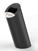 Poubelle à fixer 85L Gris Manganèse PIZ PREMIUM