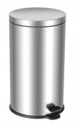 Poubelle à pédale en inox - 40 L - ?.360 x H.625 mm