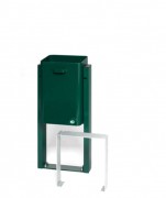 Poubelle acier à sceller