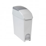 Poubelle hygiène féminine avec pédale - 15 L - 435 x 180 x 485 mm