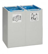 Poubelle tri sélectif en plastique