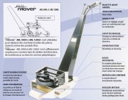 Pousseur tireur à verin pneumatique 2 roues rotatives