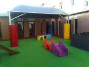 Préau d'école modulaire