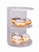 Présentoir à gâteaux à étages pour boulangerie