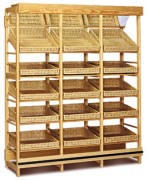 Présentoir à pain 5 corbeilles