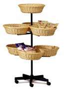 Présentoir à pain à 7 corbeilles