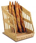 Présentoir à pain debout incliné - Dimensions (L x P x H) cm : 40 x 40 x 50 - 50 x 50 x 65