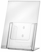 Présentoir acrylique incliné