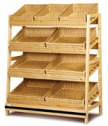 Présentoir boulangerie 4 niveaux