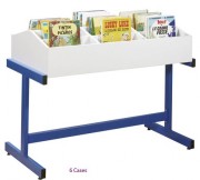 Présentoir de livre à cases