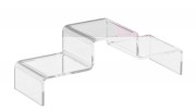 Présentoir escalier en acrylique - Fabriqué en acrylique - Modèle sur table