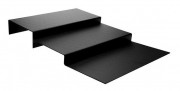 Présentoir escalier pour boulangerie - noir - 400x570xht70 mm
