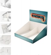 Présentoir PLV en carton