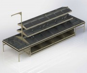 Meuble fruits et légumes professionnel