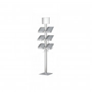 Présentoir à brochures sur pied - 6 x A4