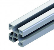 Profilé aluminium anodisé - 30x30 - Avec rainure de 8mm