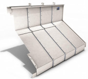 Protecteur télescopique de glissières