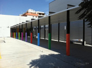 Protection de pilier en mousse