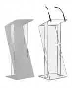 Pupitre de conférence acrylique transparent - Maxiburo