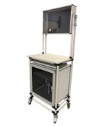 Pupitre informatique ergonomique modulable