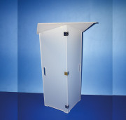 Pupitre pliable dépoli effet givré – Hauteur 115 cm