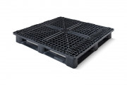 Palette plastique ajourée 1200x1200 mm - 6 semelles