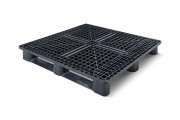 Palette plastique ajourée 1200x1200 mm - 3 semelles