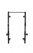 Rack à squat mural pliable - Charge 300 kg - H 232 cm x P 59 cm x L 123 cm 