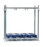 Rack de stockage à palette Double en acier