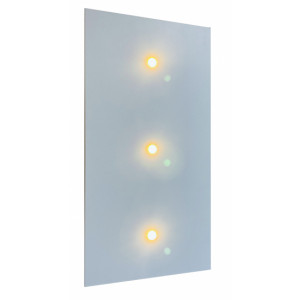 Radiateur infrarouge avec spots led intégrés