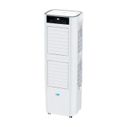 Rafraîchisseur d'air et climatiseur mobile Brezza - Espace de diffusion: 100/150 m²- Capacité réservoir eau: 50L - Télécommande - Double sorties de flux d'air frais  - H. 150 ou 174 cm