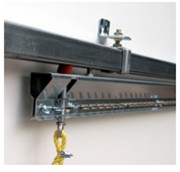 Rail coulissant pour porte à lanières - En acier galvanisé ou inox 304 L