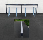 Rampe de recharge pour vélo électrique - 16 prises recto/verso - Fixation au sol