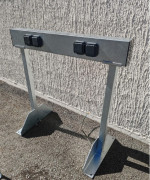 Rampe de recharge pour vélo électriques - 4 prises - Fixation au sol