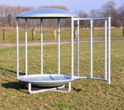 Râtelier à foin rond - Dim. Ø1.50 ou Ø2.10 m - 10 ou 15 emplacements