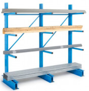 Rayonnage cantilever léger 3 niveaux