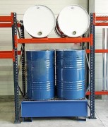 Rayonnage de rétention pour fûts