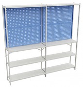 Rayonnage industriel à panneau perforé