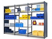 Rayonnage industriel peint